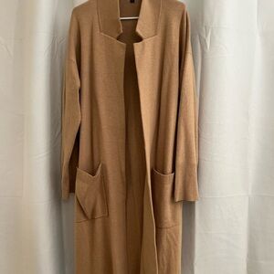J. Crew Tan Knit Cardigan